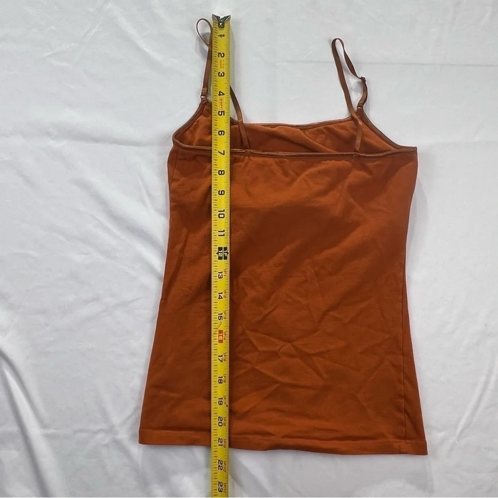 Active Basic - Women’s Spaghetti Strap Top - Small - Burnt Orange
